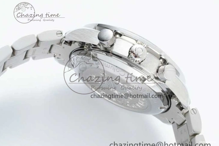 0503 Speedmaster Racing Master SS HKF Best Edition Black Dial on SS Bracelet A Versatile 7810